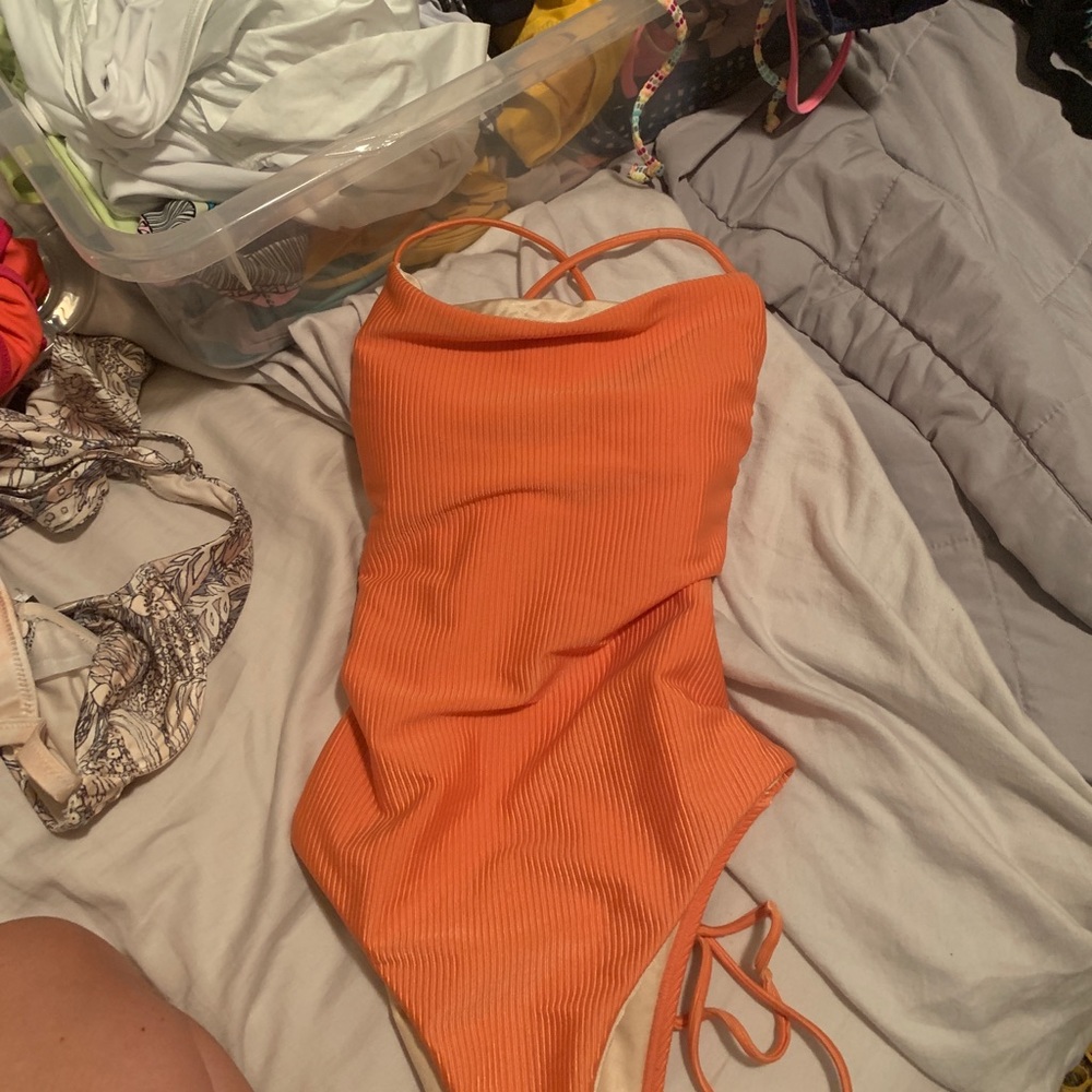 Orange one piece